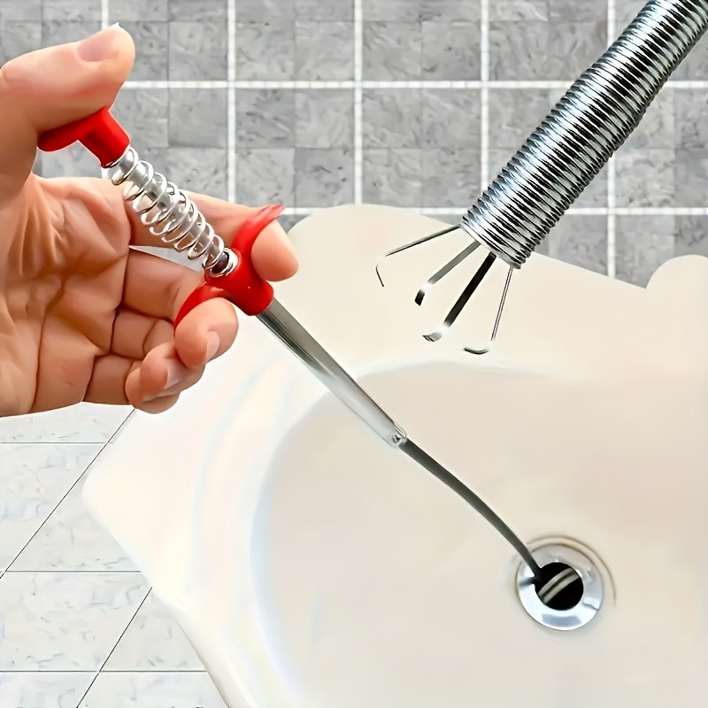 1Pc Sewer Dredger, Toilet Clog - огляд і ціна Drain Pipe Clip