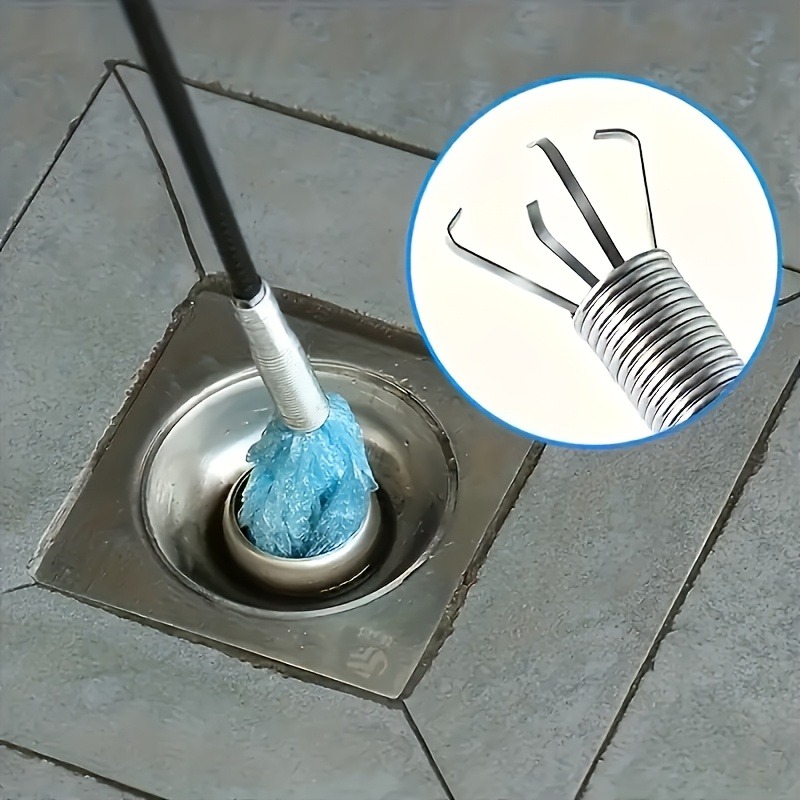 1Pc Sewer Dredger, Toilet Clog - огляд і ціна Drain Pipe Clip