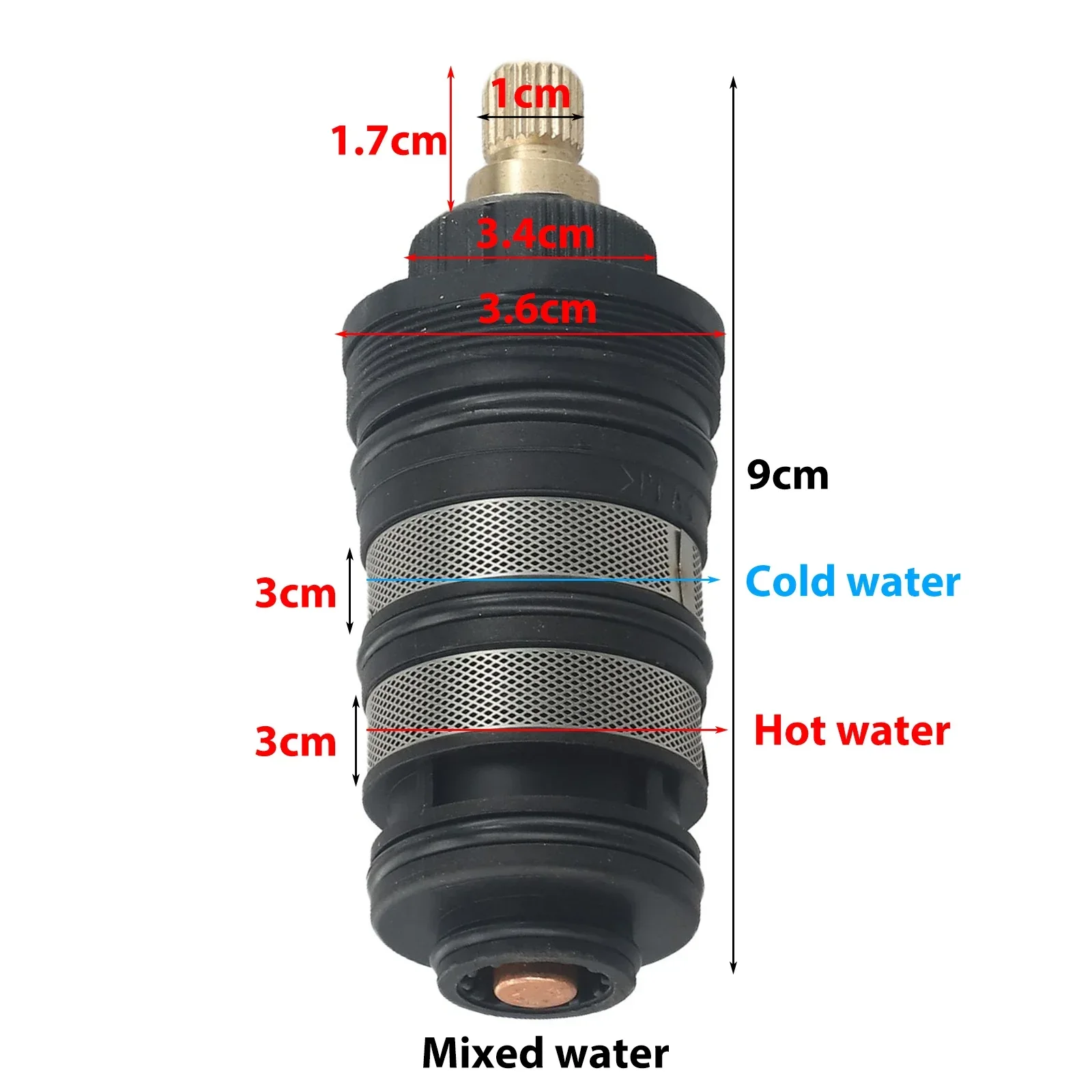 Brass Intelligent Thermostatic - огляд і ціна Shower Valve Cartridge