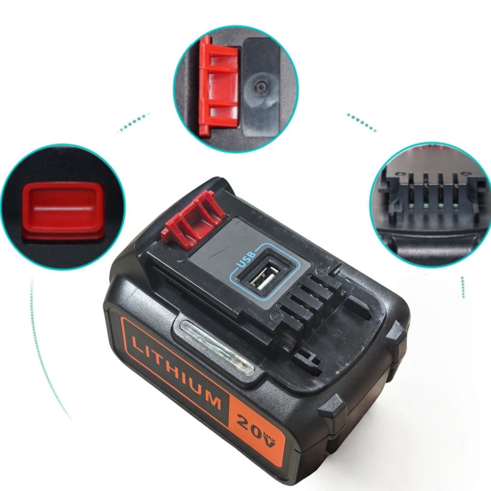 High Capacity 8Ah Lithium Batt - огляд і ціна Black+Decker Tool 20V Max