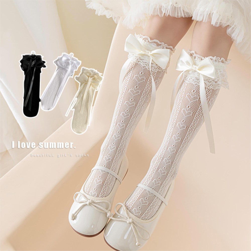 Girls socks spring and summer  - огляд і ціна Pipe Bending Spring